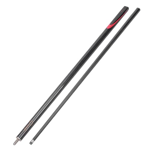 Asixxsix Billardqueue, 9-mm-Carbon-Queue, professioneller Billardqueue, leicht, tragbar, Snooker-Queues, praktischer Billardtisch-Queue für Heimbars und Billardhallen von Asixxsix