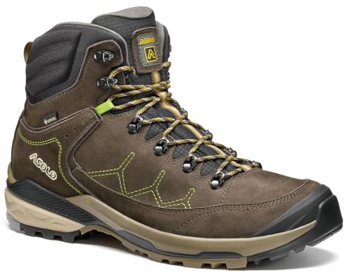 Asolo Falcon Evo NBK Gv mm Bergstiefel, Dark Brown/Lime, 43,5 von Asolo