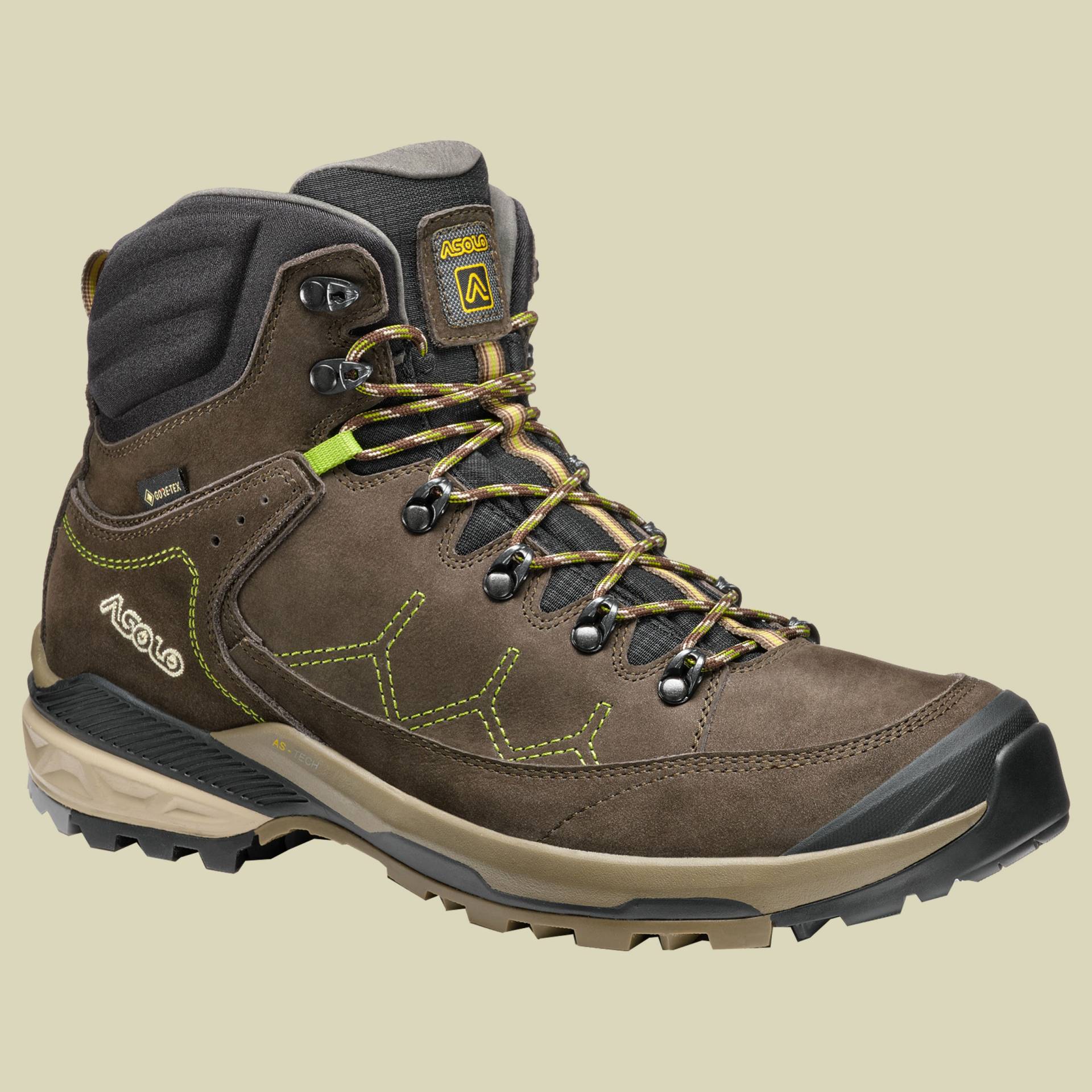 Falcon Evo NBK GV MM Men UK 10 braun - dark brown-lime von Asolo