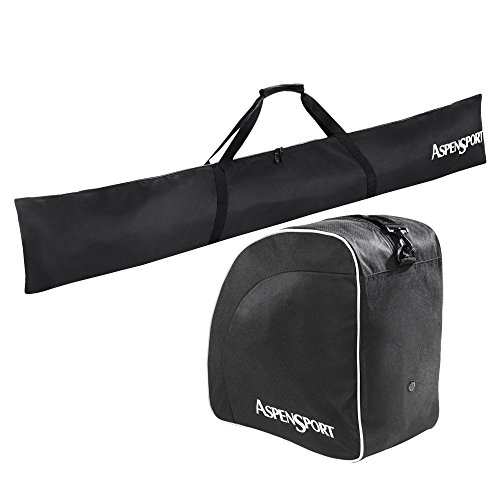 AspenSport Skitaschen Set Rucksack, schwarz, 43 x 27 x 5 cm, 50 Liter AspenSport Skitaschen Set Rucksack, schwarz, 43 x 27 x 5 cm, 50 Liter von AspenSport