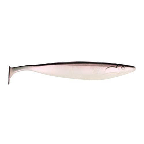 Asso Unisex – Erwachsene 10C4050801029997C10 A.S.O. Angeln Hecht XXL Shad-400 Perlmutt Schwarz Gummifisch 40cm, Bunt, Normal von Asso