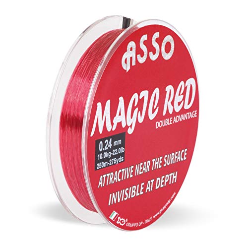 ASSO Angelschnur Monofil Profi - Magic Red Mono 1000m 0,18mm 3,00kg ASSO Angelschnur Monofil Profi - Magic Red Mono 1000m 0,18mm 3,00kg von ASSO