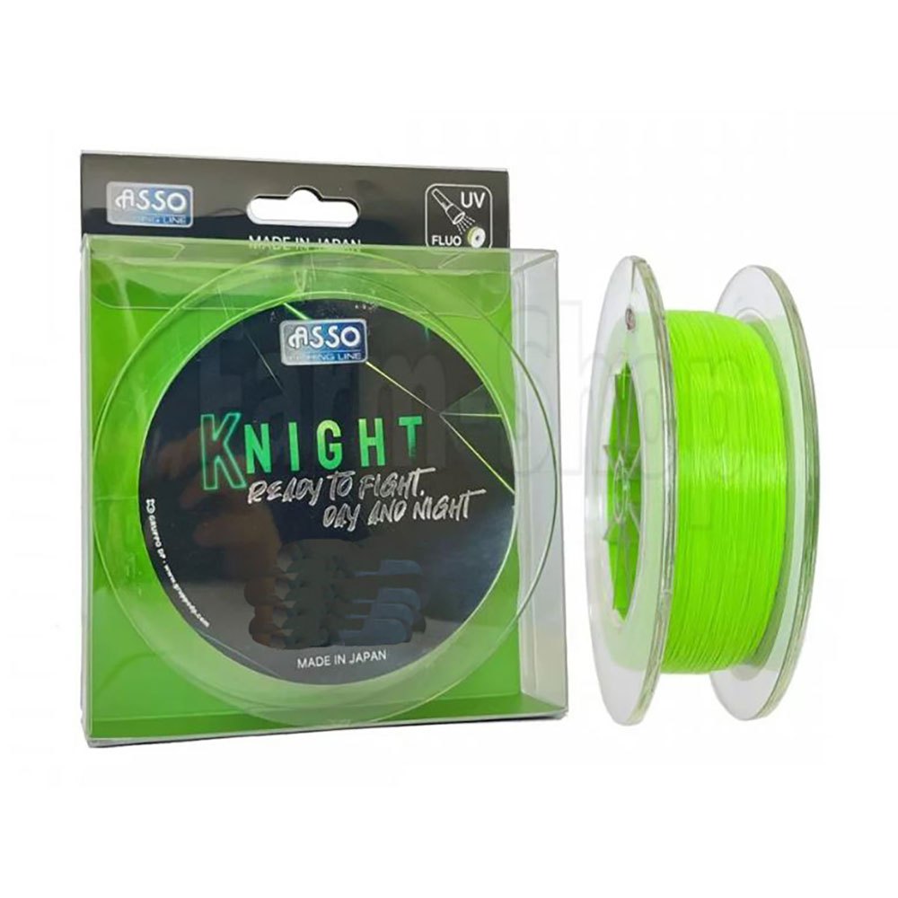 Asso Knight 1000 M Monofilament Durchsichtig 0.405 mm von Asso