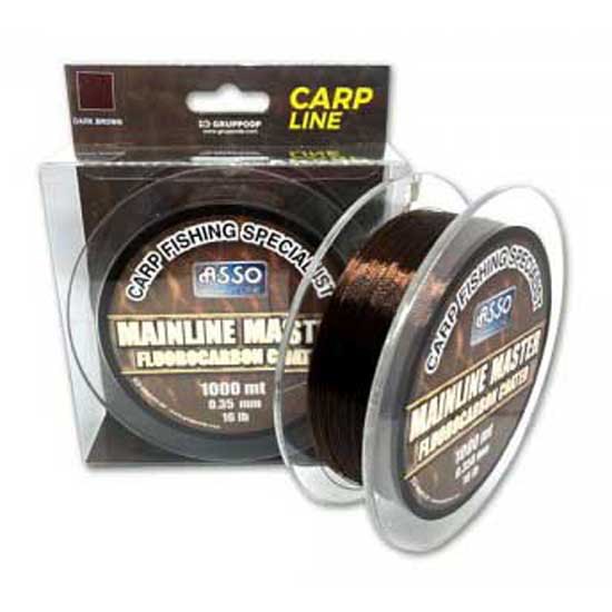 Asso Mainline Master 1000 M Carpfishing Line Durchsichtig 0.280 mm von Asso