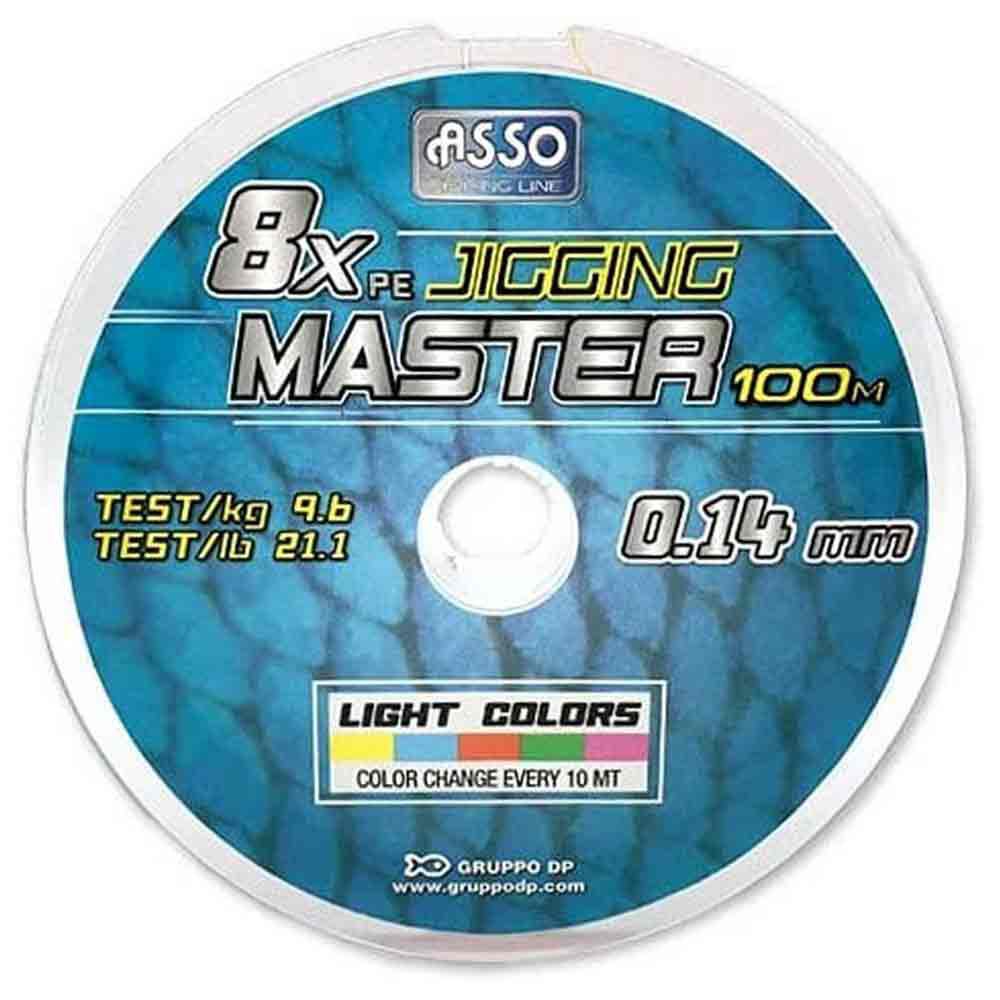 Asso Pe Jigging Master 100 M Braided Line Mehrfarbig 0.140 mm Asso Pe Jigging Master 100 M Braided Line Mehrfarbig 0.140 mm von Asso