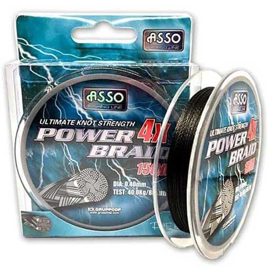 Asso Power 4x 150 M Braided Line Durchsichtig 0.060 mm von Asso