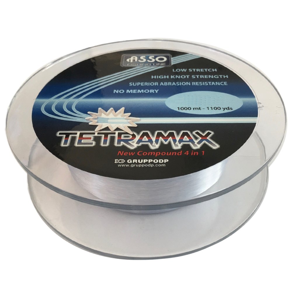 Asso Tetramax 1000 M Carpfishing Line Durchsichtig 0.240 mm von Asso