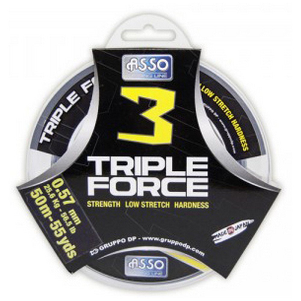 Asso Triple Force 50 M Monofilament Durchsichtig 0.156 mm Asso Triple Force 50 M Monofilament Durchsichtig 0.156 mm von Asso