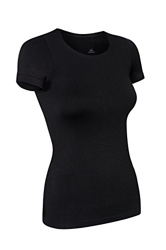 Assoluta Damen T-Shirt, Größe S, schwarz von Assoluta