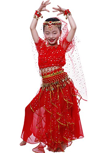 Astage Bauchtanz Mädchen Kleid Red L Astage Bauchtanz Mädchen Kleid Red L von Astage