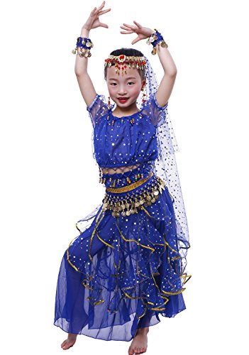 Astage Bauchtanz Mädchen Kleid Royal Blue S Astage Bauchtanz Mädchen Kleid Royal Blue S von Astage