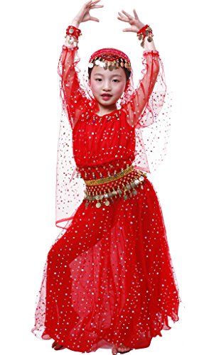 Astage Mädchen Kinder Tanzkleid Girl Elegante Bauchtanz-Kostüm-Set Astage Mädchen Kinder Tanzkleid Girl Elegante Bauchtanz-Kostüm-Set von Astage