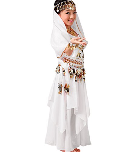 Astage Mädchen Kleid Bauchtanz Indianisch Halloween Karneval Kostüme Wei?S Astage Mädchen Kleid Bauchtanz Indianisch Halloween Karneval Kostüme Wei?S von Astage