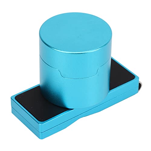 Astibym Snooker-Kreidehalter, kompakter magnetischer Billard-Kreidehalter aus Aluminiumlegierung für den Außenbereich(Blau) von Astibym