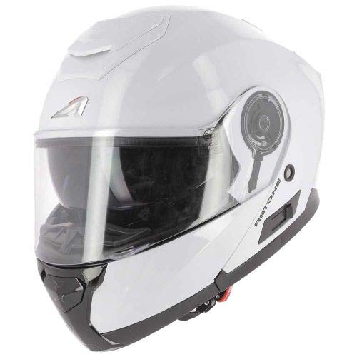 Astone Helmets RT900 Monocolor Klapphelm, Klapphelm, Klapphelm, Klapphelm, Klapphelm aus Polycarbonat, glänzend, Weiß L Astone Helmets RT900 Monocolor Klapphelm, Klapphelm, Klapphelm, Klapphelm, Klapphelm aus Polycarbonat, glänzend, Weiß L von Astone Helmets