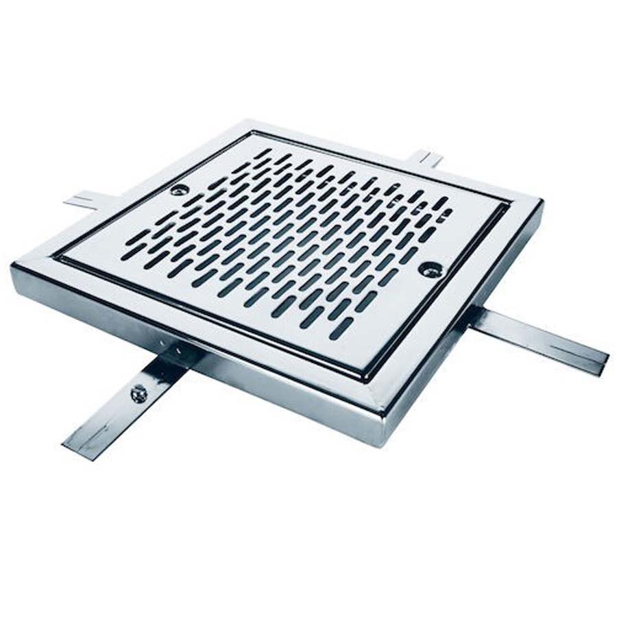 Astralpool Stainless Steel 00287 Aisi304 Drain Grille In 500x500mm Silber von Astralpool