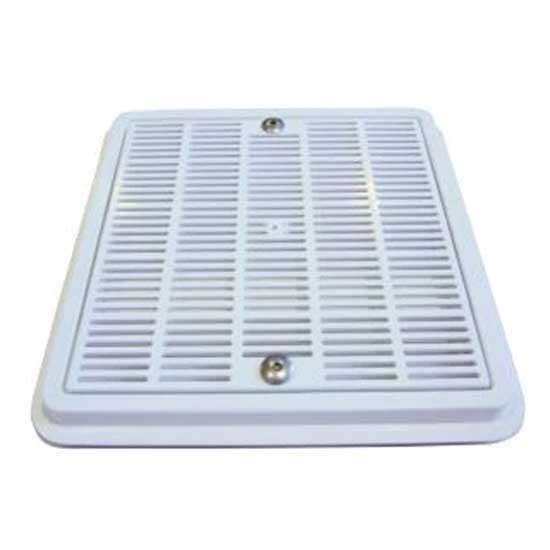 Astralpool 34331 Drain Grille In Plastic 252x252mm Silber Astralpool 34331 Drain Grille In Plastic 252x252mm Silber von Astralpool