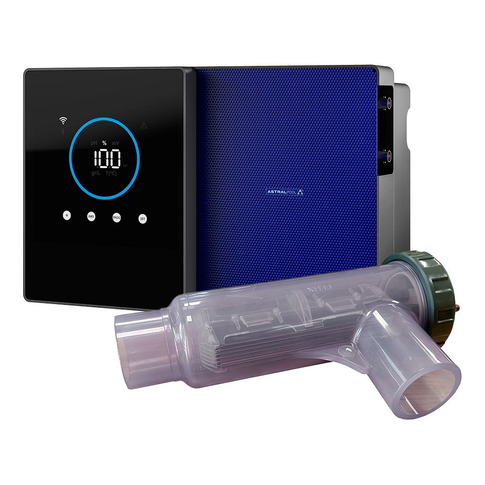 Astralpool Clear Connect Scalable 7 G/h Up To 30m³ Salt Water Chlorinator System Durchsichtig von Astralpool