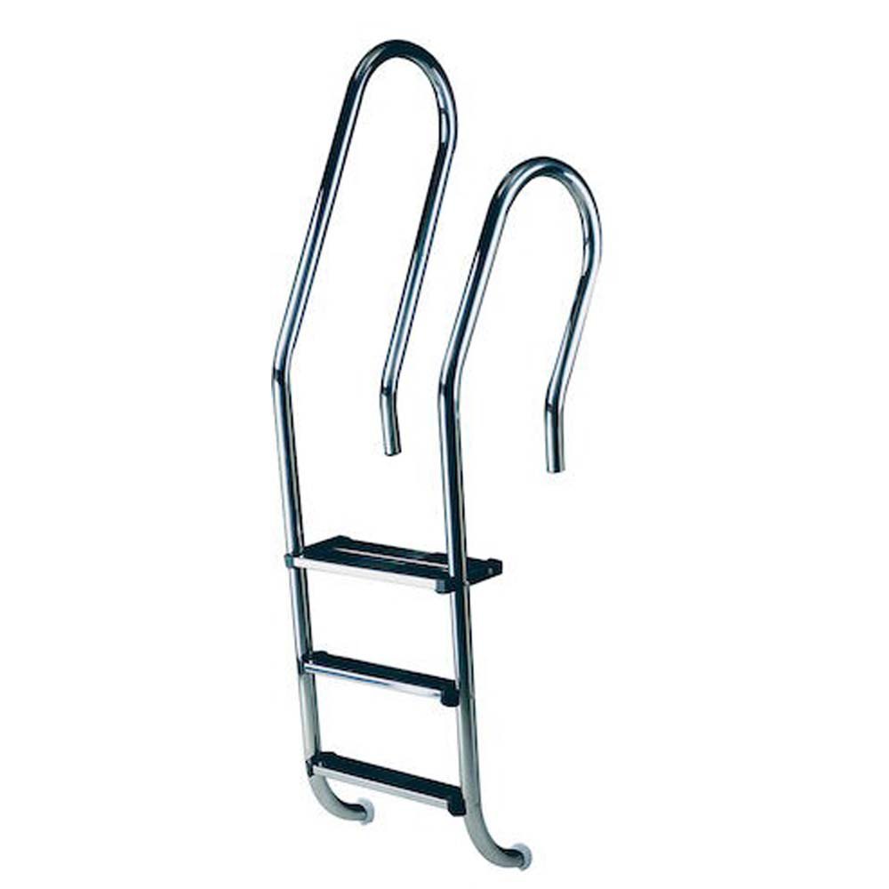 Astralpool Mixta Aisi316 Pool Ladder 2 Steps + 1 Double Safety Step Silber von Astralpool