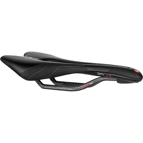 Selle Astute Unisex – Erwachsene Sky Carb 3.0 fahrradsattel, Mattschwarz, Einheitsgröße von Astute