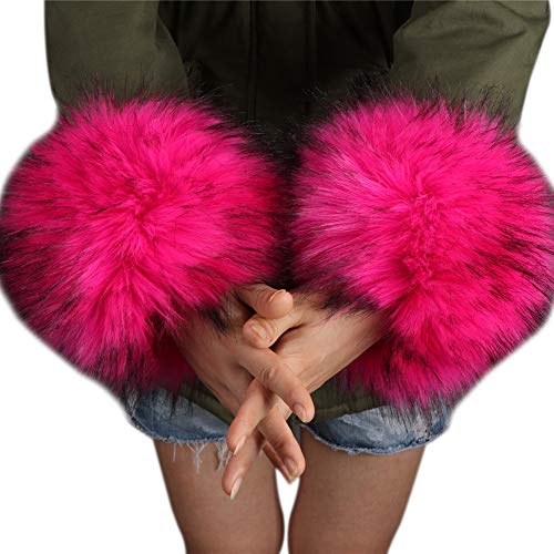 Asudaro Damen Manschetten Imitation Kaninchenfell Armband Fell Stulpen Pulswärmer Handgelenkabdeckung Kunstpelz Armband Armschienen Herbst Winter Cuffs Wärmer Asudaro Damen Manschetten Imitation Kaninchenfell Armband Fell Stulpen Pulswärmer Handgelenkabdeckung Kunstpelz Armband Armschienen Herbst Winter Cuffs Wärmer von Asudaro