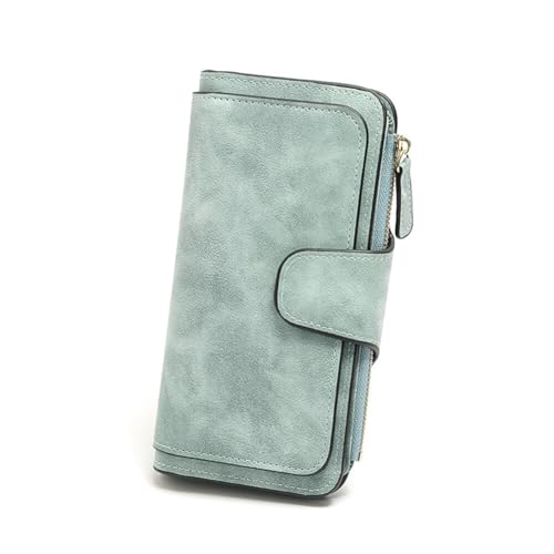 Asudaro Echtem Leder Lange Damen Geldbörse, 18,8cm X 9,8cm X 2,5cm Große Damen-Geldbörse 7 Farben Lange Geldbörse Glamouröse Retro Geldbörsen Mit Mehreren Steckplätzen Für Damen Und Mädchen Grün Asudaro Echtem Leder Lange Damen Geldbörse, 18,8cm X 9,8cm X 2,5cm Große Damen-Geldbörse 7 Farben Lange Geldbörse Glamouröse Retro Geldbörsen Mit Mehreren Steckplätzen Für Damen Und Mädchen Grün von Asudaro