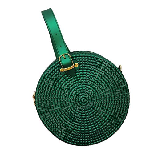 Asudaro Frau Reisen Strohsack Handtasche Rattan Runde Tasche Umhängetasche Geflochtene Korbtasche Crossbody Tasche Schultertasche Bote Tasche Sommer Strand Tasche Asudaro Frau Reisen Strohsack Handtasche Rattan Runde Tasche Umhängetasche Geflochtene Korbtasche Crossbody Tasche Schultertasche Bote Tasche Sommer Strand Tasche von Asudaro
