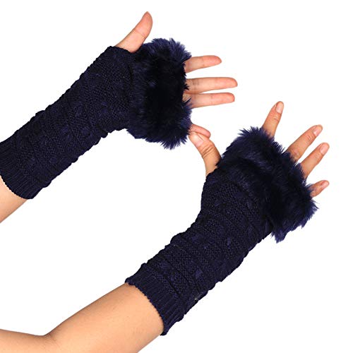 Asudaro Frauen Mädchen Armwärmer Armstulpen Faux Pelz Winter Warm Fingerlose Fäustlinge Handwärmer Wrist Warmers Stulpen Armmanschette Halbfingerhandschuhe Asudaro Frauen Mädchen Armwärmer Armstulpen Faux Pelz Winter Warm Fingerlose Fäustlinge Handwärmer Wrist Warmers Stulpen Armmanschette Halbfingerhandschuhe von Asudaro