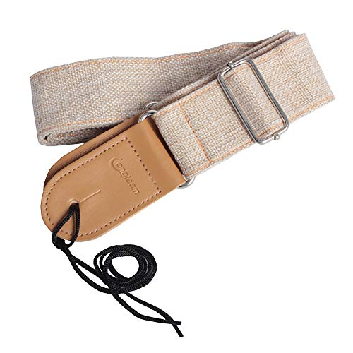 Asudaro Gitarrengurt 80-140cm Vintage Gurt Gitarre Baumwolle und Leder Verstellbar Bass Gurt Tragegurt Gitarrenband Gitarrengurthalter für Akustik E-Gitarre Bass Ukulele Bassgitarre 5cm Breit Asudaro Gitarrengurt 80-140cm Vintage Gurt Gitarre Baumwolle und Leder Verstellbar Bass Gurt Tragegurt Gitarrenband Gitarrengurthalter für Akustik E-Gitarre Bass Ukulele Bassgitarre 5cm Breit von Asudaro
