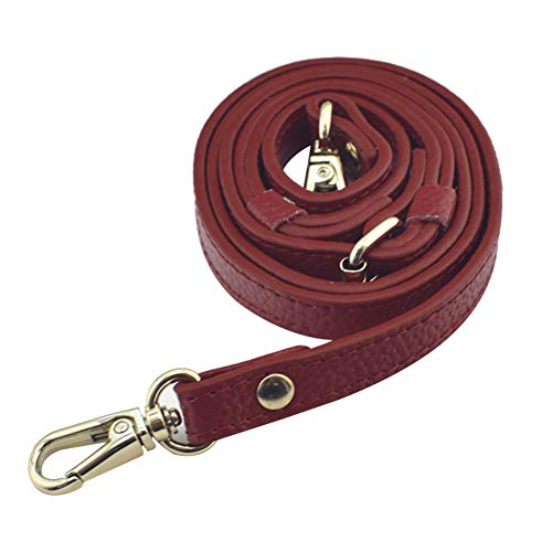 Asudaro Leder Schultergurt Verstellbare Tragegurt Damen Taschen Strap Taschengriff Taschengurt Trageriemen Umhängegurt Schulterriemen Handtaschen DIY Ersatz Schultergurte Zubehör 110-130cm von Asudaro