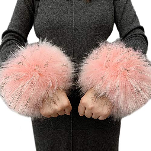 Asudaro Winter Warme Wrist Band Cuffs Wärmer Handschuhe Fell Pelz Stulpen Armstulpen Manschetten Fellstulpen Pulswärmer Faux Pulswärmer Manschetten für Damen Mädchen Asudaro Winter Warme Wrist Band Cuffs Wärmer Handschuhe Fell Pelz Stulpen Armstulpen Manschetten Fellstulpen Pulswärmer Faux Pulswärmer Manschetten für Damen Mädchen von Asudaro