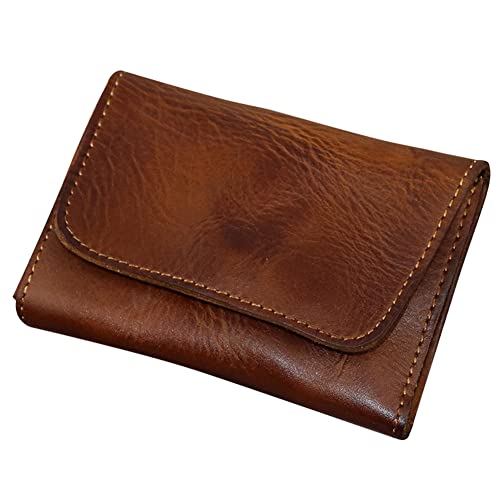 Asudaro Multifunktionale Geldbörse aus Leder, Kreditkartenetui Vintage Portemonnaie Geldbeutel mit Schnallenverschluss Herrenbrieftasche für Platzerlaubnis Identität Karten Rechnung Währung,Braun Asudaro Multifunktionale Geldbörse aus Leder, Kreditkartenetui Vintage Portemonnaie Geldbeutel mit Schnallenverschluss Herrenbrieftasche für Platzerlaubnis Identität Karten Rechnung Währung,Braun von Asudaro
