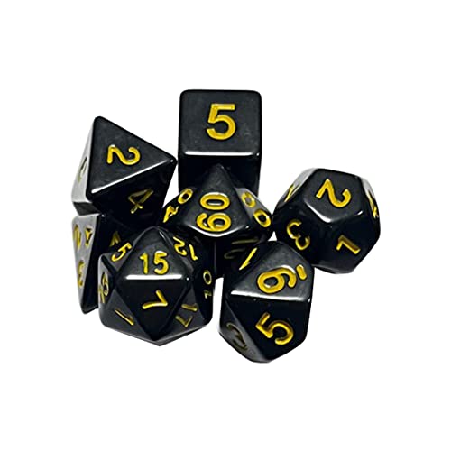 Asukohu DND-Würfel-Set, scharfe Kanten, Galaxy-Würfel, Acryl, polyedrische Würfel für Dungeons und Drachen, D20, Tisch-Rollenspiele, Party-Spiele, D&D-Würfeltablett, grüne D&D-Würfeltaschen mit von Asukohu