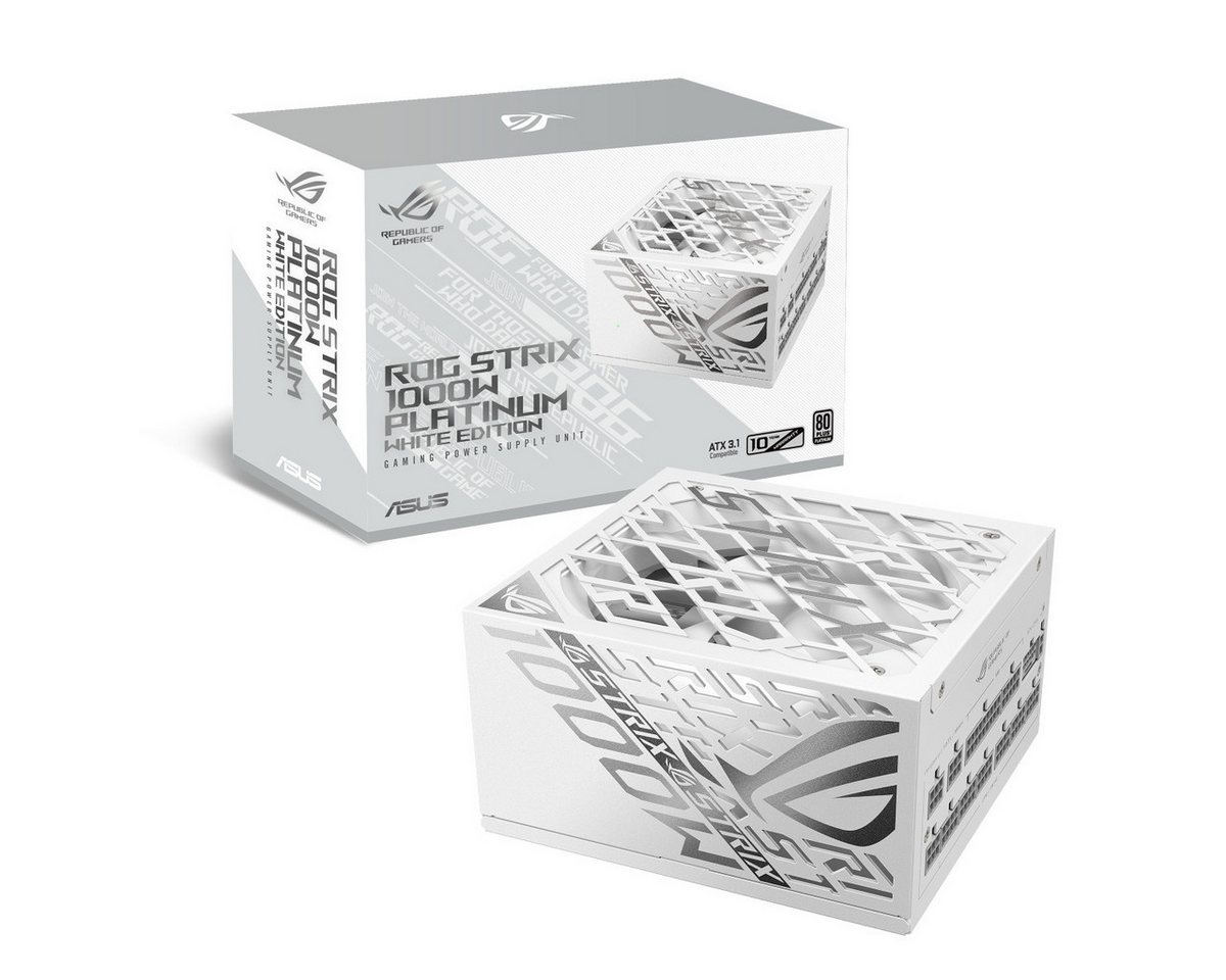 Asus ROG Strix 1000W Platinum White Edition PC-Netzteil Asus ROG Strix 1000W Platinum White Edition PC-Netzteil von Asus