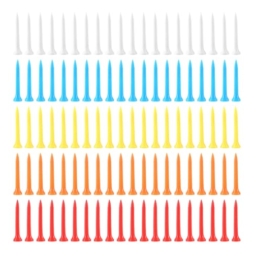 Asyduey 100 STK. Golf Tees 54mm Kunststoff Mischfarbe Asyduey 100 STK. Golf Tees 54mm Kunststoff Mischfarbe von Asyduey
