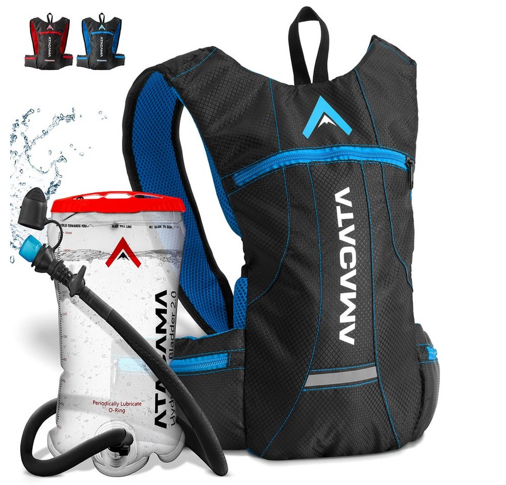 Atacama Rucksack 350 g ultra-leicht mit Polsterung und Bladder, Wandern Laufen Wintersport Motorrad Joggen Skifahren wasserfest Atacama Rucksack 350 g ultra-leicht mit Polsterung und Bladder, Wandern Laufen Wintersport Motorrad Joggen Skifahren wasserfest von Atacama