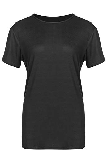 Athlecia Damen Funktionsshirt Lizzy 1111 Black Melange 32 von Athlecia