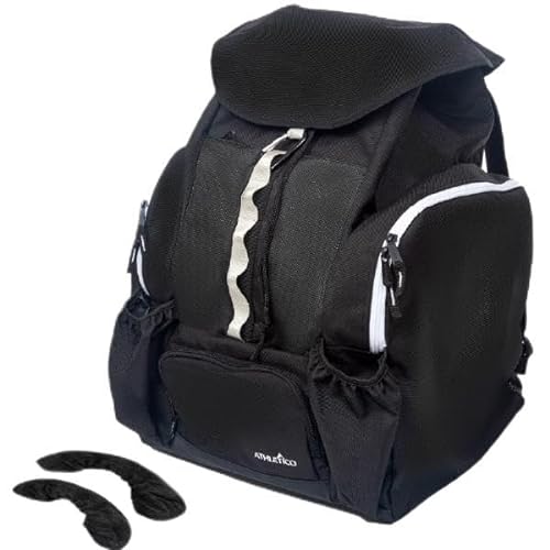 Athletico Hockey-Rucksack – großer Rucksack zum Tragen von Hockeyausrüstung, inkl. Schlittschuhlaufen, Schwarz von Athletico