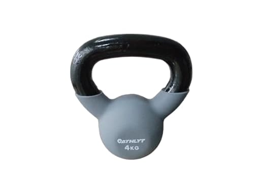 Athlyt Neopren Kettlebell, grau, 4kg Athlyt Neopren Kettlebell, grau, 4kg von Athlyt