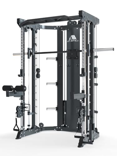 ATLETICA HyperTrain | Multipresse | All-In-One Kraftstation | Mit Beinpresse-Option | Jammer Arms mit Gewichtsblock nutzbar ATLETICA HyperTrain | Multipresse | All-In-One Kraftstation | Mit Beinpresse-Option | Jammer Arms mit Gewichtsblock nutzbar von Atletica