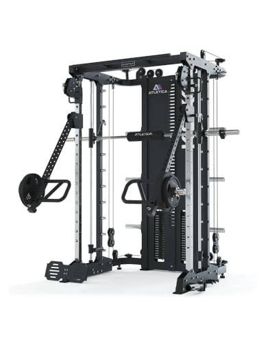 ATLETICA KSK Combat Set | Multipresse | 180kg Steckgewichte | Smith Machine | hohe Rahmenstabilität Variants KSK + Jammer Arms ATLETICA KSK Combat Set | Multipresse | 180kg Steckgewichte | Smith Machine | hohe Rahmenstabilität Variants KSK + Jammer Arms von Atletica