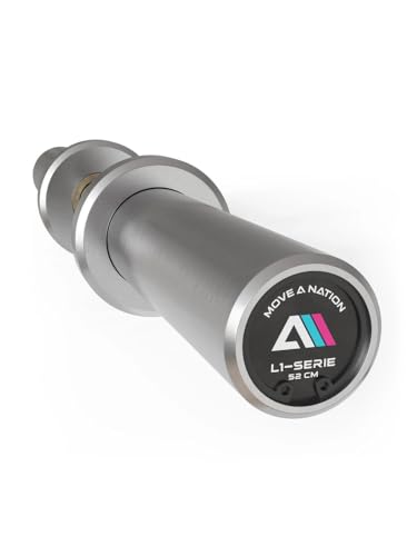 ATLETICA L1 Olympia | Hantelstange | 52 cm Länge | Ø 50 mm | Studioqualität | 190.000 PSI | Hochbelastbar & verchromt | Mit Kugellagern ausgestattet | 6 kg ATLETICA L1 Olympia | Hantelstange | 52 cm Länge | Ø 50 mm | Studioqualität | 190.000 PSI | Hochbelastbar & verchromt | Mit Kugellagern ausgestattet | 6 kg von Atletica
