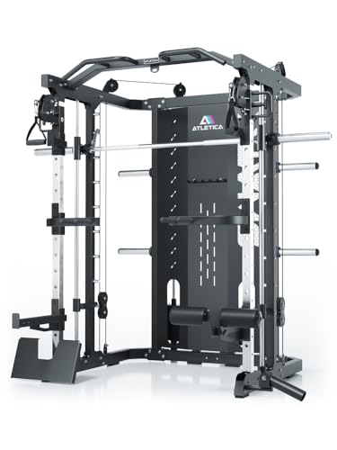 ATLETICA SWAT Multipresse | Performance Version | All-in-one-Kraftstation 226 cm Höhe | Power Rack, Smith Machine & Dualer Kabelzug mit 2x75kg Gewichtsblock ATLETICA SWAT Multipresse | Performance Version | All-in-one-Kraftstation 226 cm Höhe | Power Rack, Smith Machine & Dualer Kabelzug mit 2x75kg Gewichtsblock von Atletica