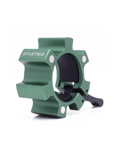 Atletica Aluminium Hantelverschlüsse | Paarweise | 50 mm | Magnetisch | Gummischutz auf der Innenseite | Hervorragender Halt | In 4 Farben erhältlich Farbe Electric Green Atletica Aluminium Hantelverschlüsse | Paarweise | 50 mm | Magnetisch | Gummischutz auf der Innenseite | Hervorragender Halt | In 4 Farben erhältlich Farbe Electric Green von Atletica