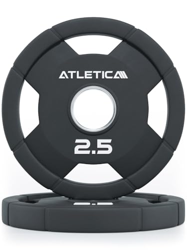Atletica 4H Rubber Plates | Gummierte Hantelscheiben| strapazierfähig | stoßfest | ⌀50mm | Paarweise von 1.25kg bis 25kg Größe 2x15kg Atletica 4H Rubber Plates | Gummierte Hantelscheiben| strapazierfähig | stoßfest | ⌀50mm | Paarweise von 1.25kg bis 25kg Größe 2x15kg von Atletica