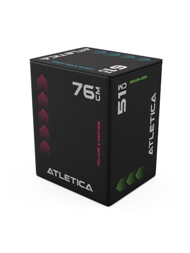 Atletica Plyobox | Sprungbox PRO | Sprungbox mit Anti-Slip Neopren-Bezug ∣ 76x60x50 cm ∣ Sehr stabil durch verstärkte Basis aus Holz | Schaumstoff-Dämmung im Inneren Atletica Plyobox | Sprungbox PRO | Sprungbox mit Anti-Slip Neopren-Bezug ∣ 76x60x50 cm ∣ Sehr stabil durch verstärkte Basis aus Holz | Schaumstoff-Dämmung im Inneren von Atletica