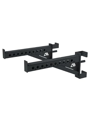Atletica R8 Outdoor Safety Spotter Arme | Feuerverzinkt Paarweise | Sicher trainieren, auch im Freien | Belastbar | 61 cm lang | 6 mm Dicke UHMW-Kunststoffplatte zum Schutz der Langhantel Atletica R8 Outdoor Safety Spotter Arme | Feuerverzinkt Paarweise | Sicher trainieren, auch im Freien | Belastbar | 61 cm lang | 6 mm Dicke UHMW-Kunststoffplatte zum Schutz der Langhantel von Atletica