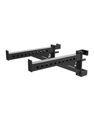 Atletica R8 Spotter Arme | Paar | Sicher trainieren, auch vorm Rack | Belastbar | 61 cm lang | 6 mm Dicke UHMW-Kunststoffplatte zum Schutz der Langhantel Atletica R8 Spotter Arme | Paar | Sicher trainieren, auch vorm Rack | Belastbar | 61 cm lang | 6 mm Dicke UHMW-Kunststoffplatte zum Schutz der Langhantel von Atletica