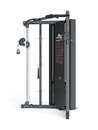 Atletica X-Five | Kabelzug Station | Kraftstation | 195cm für niedrige Deckenhöhen | auch in 210cm verfügbar | 180kg Steckgewichte | 2:1 Übersetzungsverhältnis Größe 210cm und 195cm Atletica X-Five | Kabelzug Station | Kraftstation | 195cm für niedrige Deckenhöhen | auch in 210cm verfügbar | 180kg Steckgewichte | 2:1 Übersetzungsverhältnis Größe 210cm und 195cm von Atletica