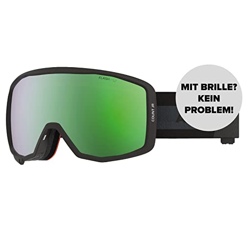 ATOMIC COUNT JR SPHERICAL Skibrille für Kinder - Schwarz - Komfortabler Live Fit Rahmen - Klare Sicht & besserer Blendschutz - Over The Glasses-kompatibel für Brillenträger ATOMIC COUNT JR SPHERICAL Skibrille für Kinder - Schwarz - Komfortabler Live Fit Rahmen - Klare Sicht & besserer Blendschutz - Over The Glasses-kompatibel für Brillenträger von ATOMIC